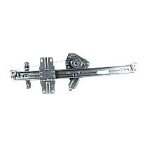 Front, Driver Side Power Window Regulator, With Motor, For Models Without Express Up and Down