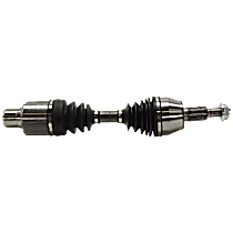Front, Driver or Passenger Side Axle Assembly, Four Wheel Drive, Supplied with Standard Neoprene Outboard Boot, New, 4WD, 4.7L 8Cyl