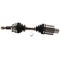Front, Driver or Passenger Side Axle Assembly, Four Wheel Drive, From 09/12/2000, New, 4WD