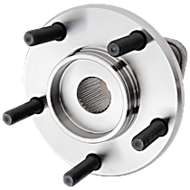 Front, Driver or Passenger Side Wheel Hub, With 15 (in) Wheels, 5 Lugs, With Bearing