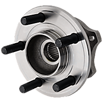 Rear, Driver or Passenger Side Wheel Hub, With Bearing, 5 x 4.52 in. Bolt Pattern