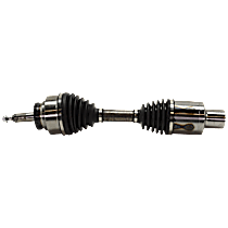 Front, Passenger Side Axle Assembly, Four Wheel Drive, Supplied with Standard Neoprene Outboard Boot, New, 4WD, 3.5L 6Cyl