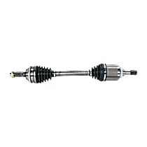 Front, Driver Side Axle Assembly,  Hybrid Model, New, 2.5L 4Cyl Automatic CVT, Transaxle