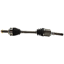 Front, Driver Side Axle Assembly, New, 2.5L 4Cyl Automatic, Transaxle