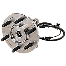 Front, Driver or Passenger Side Wheel Hub, Four Wheel Drive, 6 Lugs, With Bearing, 4WD