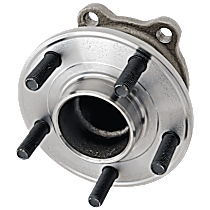 Rear, Driver or Passenger Side Wheel Hub, with Bearing, 5 x 4.25 in. Bolt Pattern, For Models without Parking Assist
