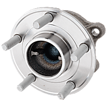 Rear, Driver or Passenger Side Wheel Hub, With Bearing, With Sensor, For Models With Parking Assist
