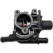 Thermostat Housing, GAS Engine, Includes Sensor and Gasket
