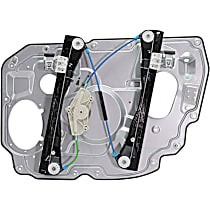 Front, Driver Side Power Window Regulator, Without Motor