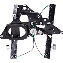 Front, Passenger Side Power Window Regulator, With Motor, 2-pin connector