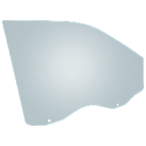 Front, Passenger Side Door Glass, Green Tint, DD12888GTN