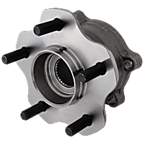 Rear, Driver or Passenger Side Wheel Hub, With Bearing, 5 x 4.5 in. Bolt Pattern