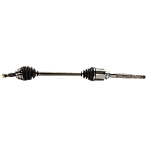 Front, Passenger Side Axle Assembly, Four Wheel Drive, New, 4WD