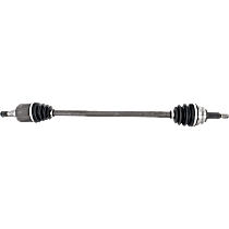 Front, Passenger Side Axle Assembly, Secondary design, Automatic CTV, Front Wheel Drive, New, FWD, Transaxle