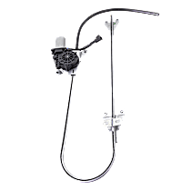 Front, Passenger Side Power Window Regulator, With Motor