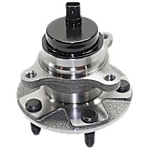 Front, Driver Side Wheel Hub, With Bearing, With Sensor, 5 x 4.5 in. Bolt Pattern, Rear Wheel Drive
