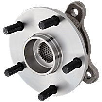 Front, Passenger Side Wheel Hub, with Bearing, All Wheel Drive