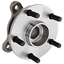 Front, Driver Side Wheel Hub, with Bearing, All Wheel Drive