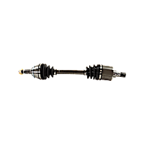 Front, Driver Side Axle Assembly, 1.6L Engine, Supercharged, Manual Transmission