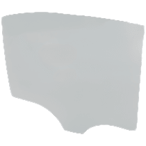 Sedan Rear, Passenger Side Door Glass, Green Tint, FD26697GTN