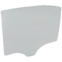 Sedan Rear, Driver Side Door Glass, Green Tint, FD26698GTN