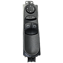 Front, Driver Side Window Switch, Black
