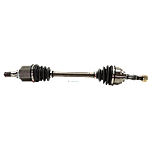 Front, Driver Side Axle Assembly, Automatic CVT , 1.8L 4Cyl, New, Transaxle