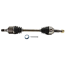 Front, Driver Side Axle Assembly, New, 2.5L 4Cyl Automatic CVT, Transaxle