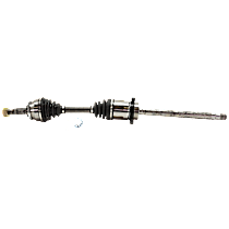 Front, Passenger Side Axle Assembly, 4-Wheel ABS, New, 3.5L 6Cyl Automatic, Transaxle
