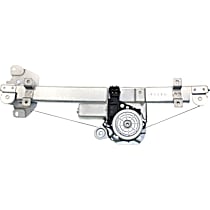 Front, Passenger Side Power Window Regulator, With Motor
