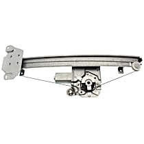 Front, Driver Side Power Window Regulator, With Motor