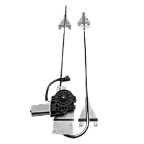 Front, Passenger Side Power Window Regulator, With Motor