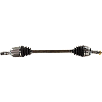 Front, Driver or Passenger Side Axle Assembly, Supplied with Standard Neoprene Outboard Boot, New, 2.5L 4Cyl