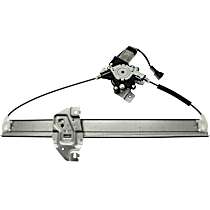 Rear, Driver Side Power Window Regulator, With Motor