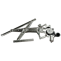Front, Passenger Side Power Window Regulator, with Motor