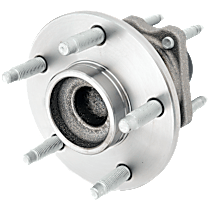 Rear, Driver or Passenger Side Wheel Hub, 4-Wheel ABS, with 5 Stud Hub, 5 Lugs, With Bearing, With Sensor