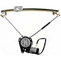 Front, Passenger Side Power Window Regulator, With Motor