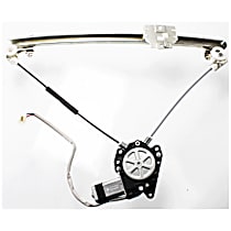 Front, Driver Side Power Window Regulator, With Motor