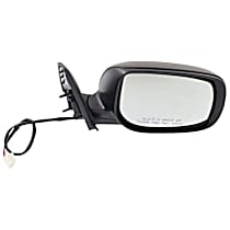 Passenger Side Mirror, Power, Manual Folding, Non-Heated, Paintable, In-housing Signal Light, No Memory, No Puddle Light, No Auto-Dimming, No Blind Spot Feature
