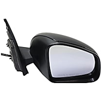 Passenger Side Mirror, Power, Manual Folding, Heated, Textured Black, No Signal Light, No Memory, No Puddle Light, No Auto-Dimming, No Blind Spot Feature