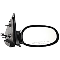 Passenger Side Mirror, Power Adjust, Heated, Paintable, Non-Folding, No Signal Light, No Blind Spot Feature, No Memory, No Puddle Light, No Auto-Dimming