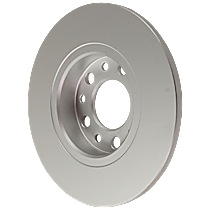 Rear, Driver or Passenger Side Brake Disc, Plain Surface, Solid, 5 Lugs, BRF, High Altitude, 2.4L 4Cyl