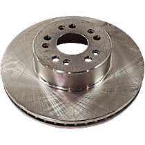 Front, Driver or Passenger Side Brake Disc, Plain Surface, Vented, 5 Lugs, 320.04 mm