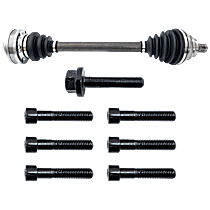 Front, Passenger Side Axle Assembly, VIN 8 (5th Digit), Standard Duty Replacement, New