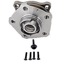 Front, Driver or Passenger Side Wheel Hub, 5 Lugs, Without Bearing
