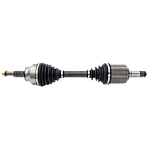 Front, Driver Side Axle Assembly, Standard Duty Replacement, New, 5.7L 8Cyl
