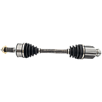 Front, Passenger Side Axle Assembly,  Standard Duty Replacement, New, 2.4L 4Cyl Manual, Transaxle