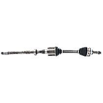 Front, Passenger Side Axle Assembly, All Wheel Drive, Updated Design, Standard Duty