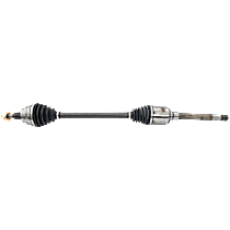 Front, Passenger Side Axle Assembly, Standard Duty