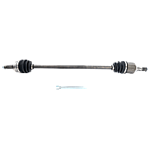 Front, Passenger Side Axle Assembly,  Standard Duty Replacement, New, FWD, 2.4L 4Cyl Automatic CVT, Transaxle